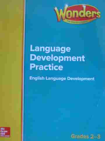 (image for) Wonders ELL 2-3 ELD Language Development Practice (P)