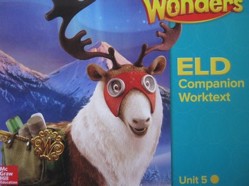 (image for) Wonders 5.5 ELD Companion Worktext (CA)(P) by August, Echevarria