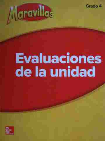 (image for) Maravillas 4 Evaluaciones de la unidad (P)