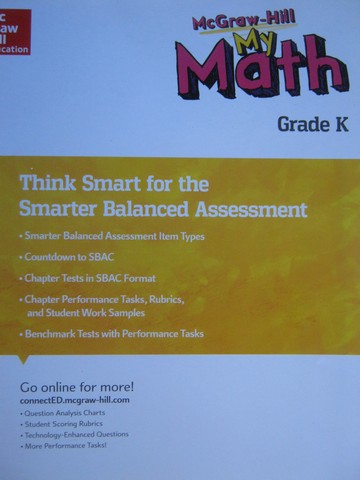 (image for) My Math K Think Smart for the Smarter Balanced Assessment (P)