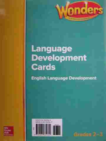 (image for) Wonders 2-3 ELD Language Development Cards (Pk)