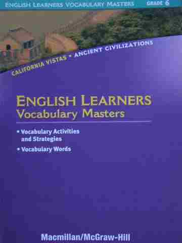 (image for) California Vistas 6 English Learners Vocabulary Masters (CA)(P)