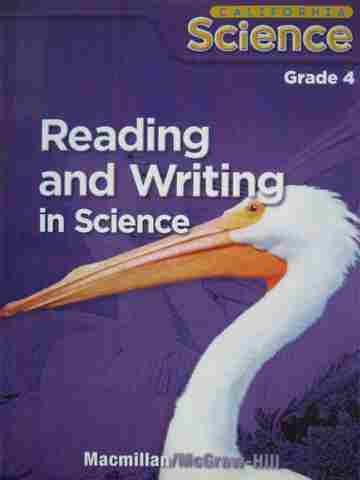 (image for) California Science 4 Reading & Writing in Science (CA)(P)