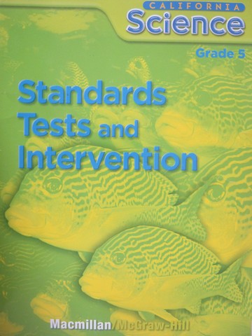 (image for) California Science 5 Standards Tests & Intervention (CA)(P)