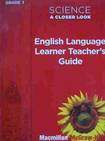 (image for) Science A Closer Look 1 English Language Learner TG (TE)(P)