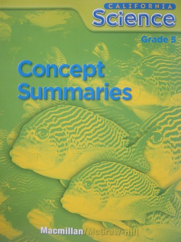 (image for) California Science 5 Concept Summaries (CA)(P)