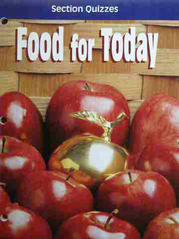 (image for) Food for Today 6th Edition Section Quizzes (P)