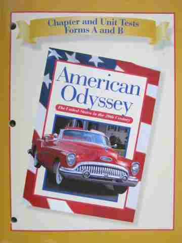 (image for) American Odyssey Chapter & Unit Tests Forms A & B (P)