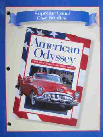 (image for) American Odyssey Supreme Court Case Studies (P)