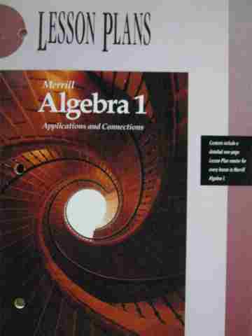(image for) Merrill Algebra 1 Lesson Plans (P)