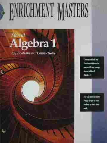 (image for) Merrill Algebra 1 Enrichment Masters (P)