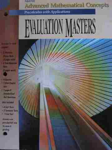 (image for) Advanced Mathematical Concepts Evaluation Masters (P)