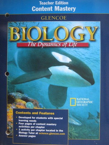 (image for) Biology The Dynamics of Life Content Mastery TE (TE)(P)