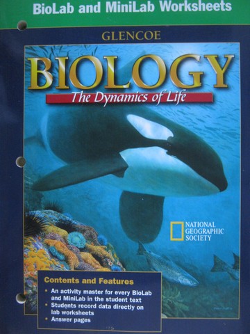 (image for) Biology The Dynamics of Life BioLab & MiniLab Worksheets (P)