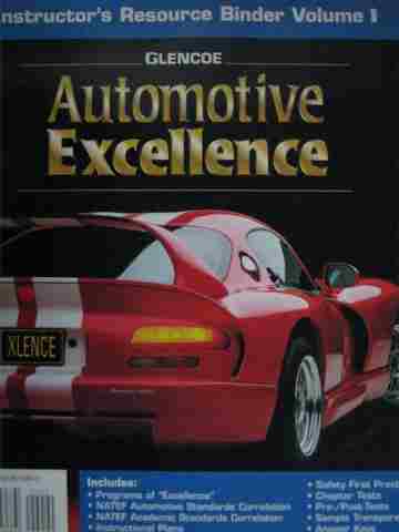 (image for) Automotive Excellence Instructor's Resource Volume 1 (Binder)