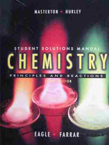 (image for) Chemistry 3rd Edition Student Solutions Manual (P) by Eagle,