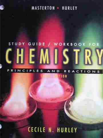 (image for) Chemistry 3rd Edition Study Guide & Workbook (Spiral) by Hurley