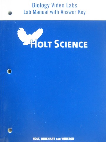 (image for) Biology Video Labs Lab Manual with Answer Key (P)