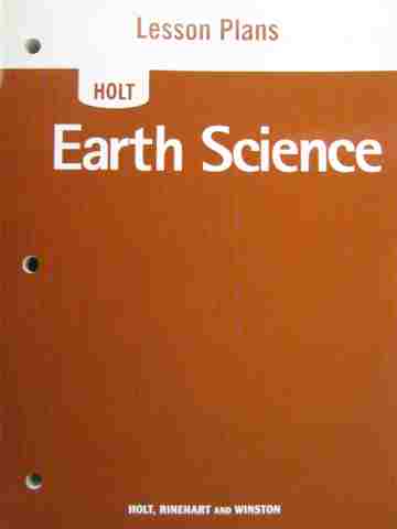 (image for) Holt Earth Science Lesson Plans (P)