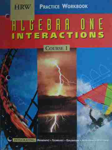 (image for) Algebra One Interactions Course 1 Practice Workbook (P)