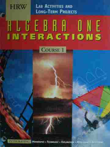 (image for) Algebra 1 Interactions Course 1 Lab Activities (P)