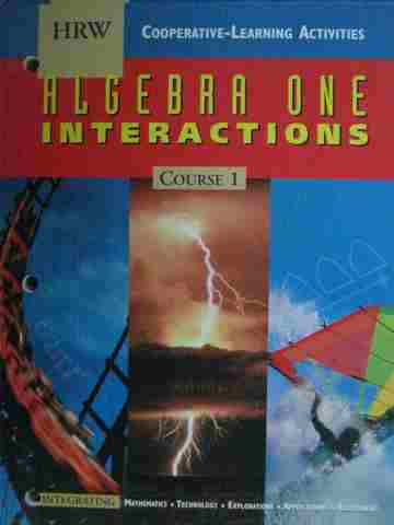 (image for) Algebra 1 Interactions Course 1 Cooperative-Learning (P)