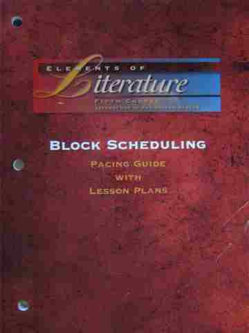 (image for) Elements of Literature 5th Course Block Scheduling (P)