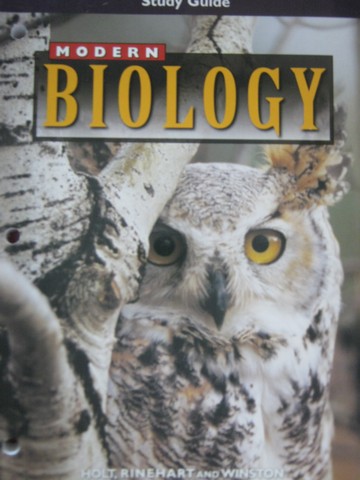 (image for) Modern Biology Study Guide (P)