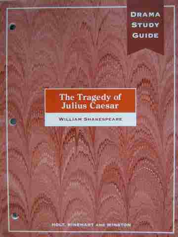 (image for) Drama Study Guide The Tragedy of Julius Caesar (P)
