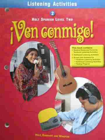 (image for) Ven conmigo! 2 Listening Activities (P) by Miller & Shu