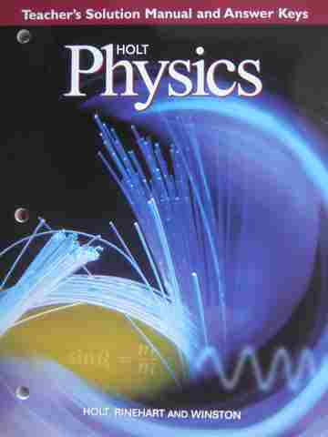 (image for) Holt Physics Teaching Resources (TE)(Pk) by Serway & Faughn
