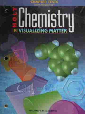 (image for) Chemistry Visualizing Matter Chapter Tests with Answer Key (P)