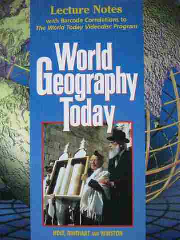 (image for) World Geography Today Lecture Notes (Spiral)