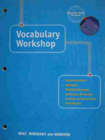 (image for) Vocabulary Workshop Introductory Course (P)