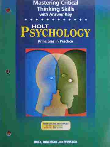 (image for) Psychology Principles in Practice Mastering Critical Thinking(P)