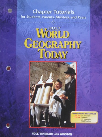 (image for) World Geography Today Chapter Tutorials for Students Parents (P)