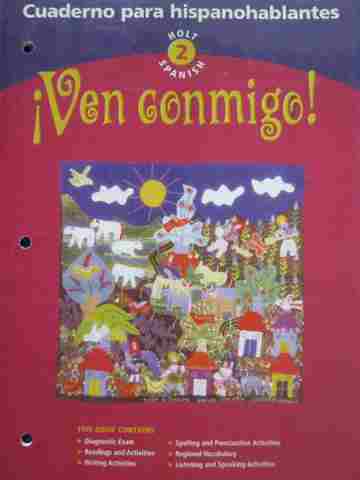 (image for) Ven conmigo! 2 Cuaderno para hispanohablantes (P)
