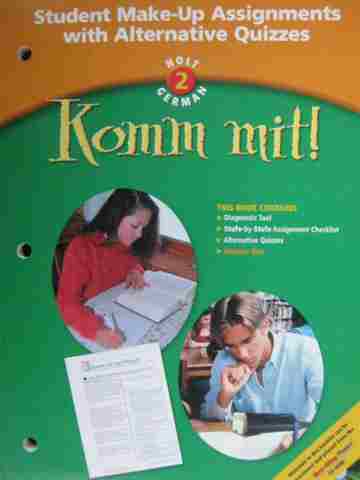 (image for) Komm mit! 2 Student Make-Up Assignments with Alternative Quiz (P) by Jacobs,