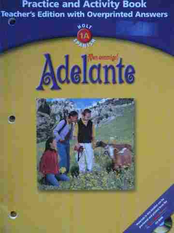 (image for) Adelante 1A Practice Book TE (TE)(P) by Jean Miller & Dana Todd