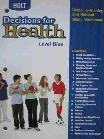 (image for) Decisions for Health Level Blue Decision-Making Workbook (P)