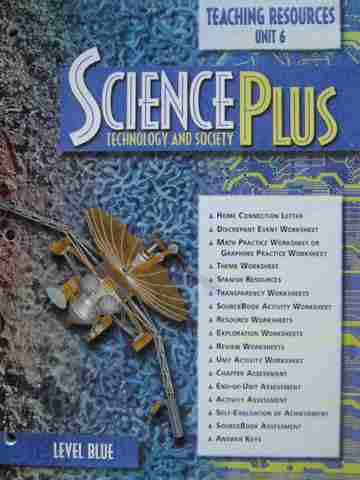 (image for) SciencePlus Level Blue Teaching Resources Unit 6 (TE)(P)