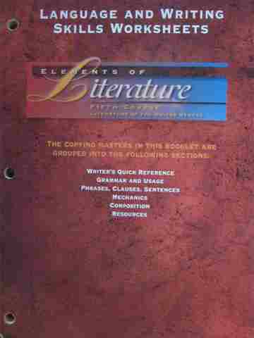 (image for) Elements of Literature 5th Course Language & Writing Skills (P)