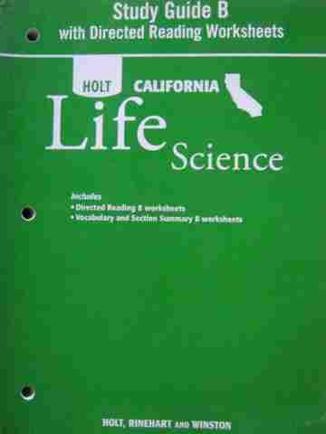 (image for) California Life Science Study Guide B (CA)(P)