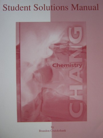 (image for) Chemistry 7th Edition Student Solutions Manual (P) - Click Image to Close