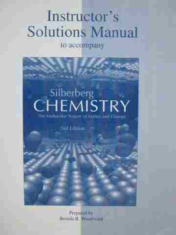 (image for) Chemistry 3e Instructor's Solutions Manual (TE)(P) by Woodward