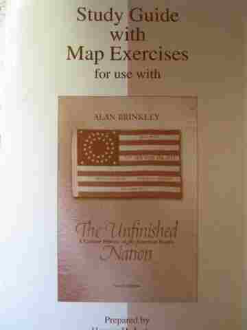 (image for) Unfinished Nation 4th Edition Study Guide w/Map Exercises (P)