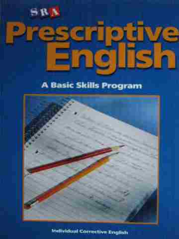 (image for) SRA Prescriptive English A Basic Skills Program Book C (P)