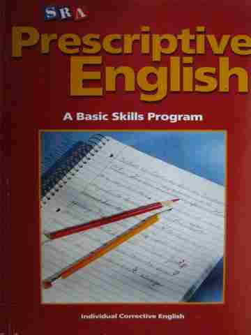 (image for) SRA Prescriptive English A Basic Skills Program Book D (P)