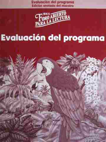 (image for) Foro Abierto para la lectura 6 Evaluacion programa 6 ATE (TE)(P)