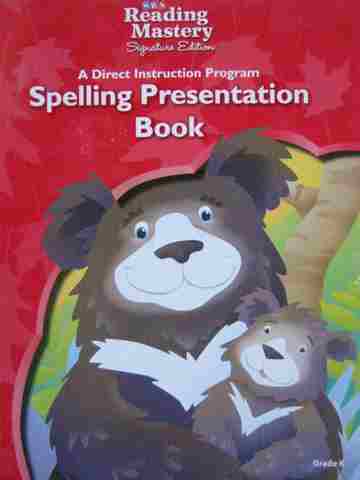 (image for) SRA Reading Mastery K Signature Edition Spelling Presentation(P)